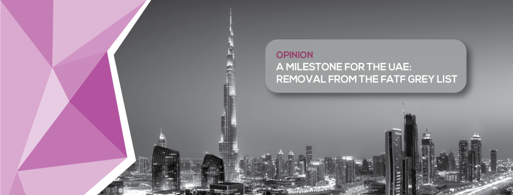 OPINION: A Milestone for the UAE: Removal from the FATF Grey List